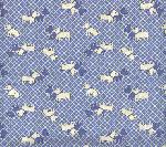 VEST FABRIC BLUE & WHITE TERRIERS